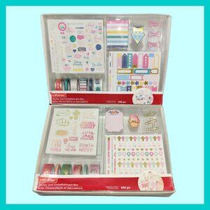 Craft Smart Sticker and Embellishment Box x2 -Everyday & Faith- for Paper Crafts